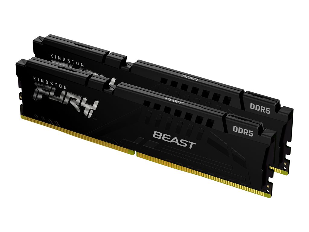 Kingston FURY Beast - DDR5 - Modul - 8 GB - DIMM 288-PIN - 5200 MHz / PC5-41600 - CL38 - 1.25 V - ungepuffert - on-die ECC